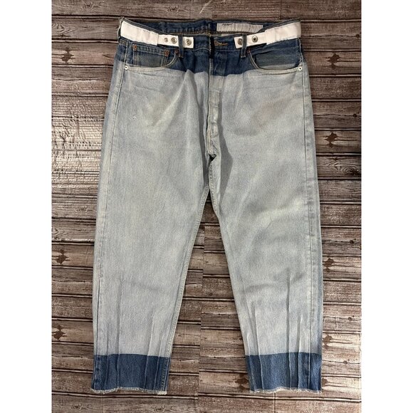Poliquant Assemble Editing Thirifting Jeans size 3 made in Japan New